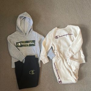 NWOT lot of 2 Champion sweats outfits